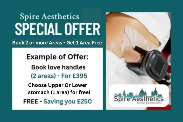Fat Freezing Promotion Preston from Spire Aesthetics - Book Today!